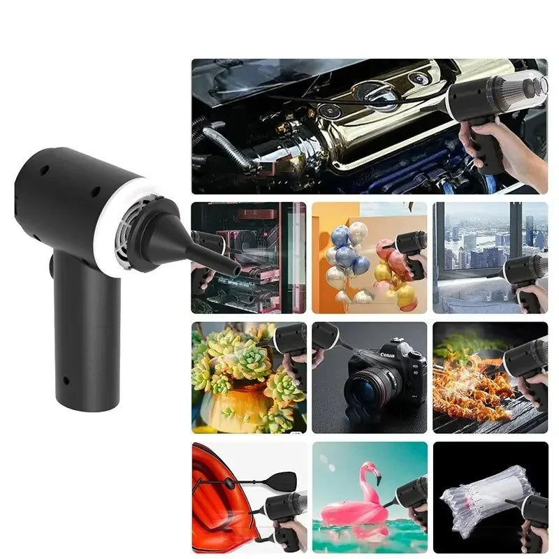 Wireless Car Vacuum Cleaner - 9000Pa Suction