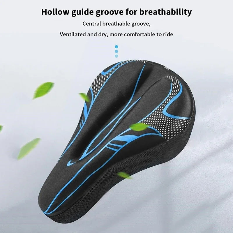 Bicycle seat cushion, saddle cover, men's and women's bicycle seat cushion, adjustable soft cushion bicycle seat cushion