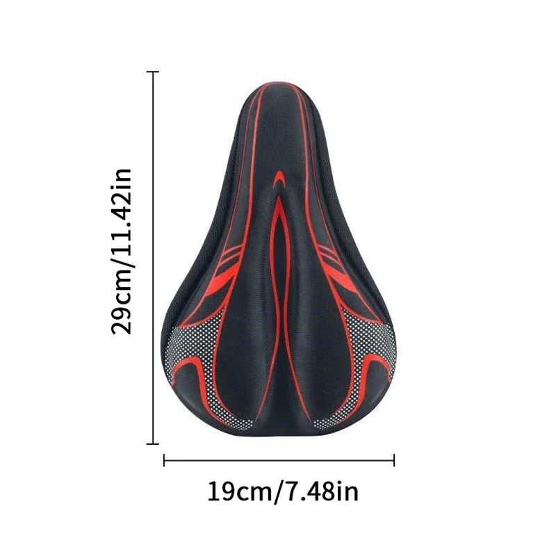 Bicycle seat cushion, saddle cover, men's and women's bicycle seat cushion, adjustable soft cushion bicycle seat cushion
