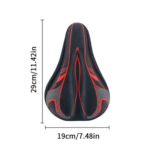 Bicycle seat cushion, saddle cover, men's and women's bicycle seat cushion, adjustable soft cushion bicycle seat cushion