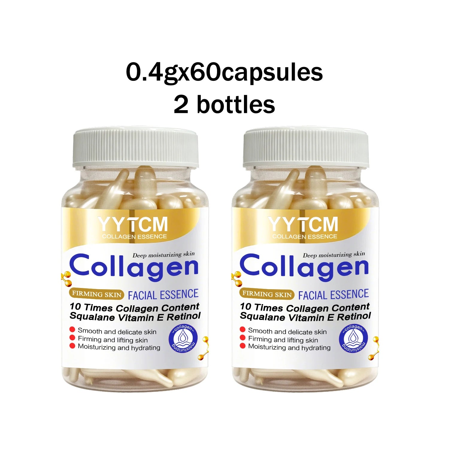Collagen Firming Capsules - Squalane & Retinol Face Essence