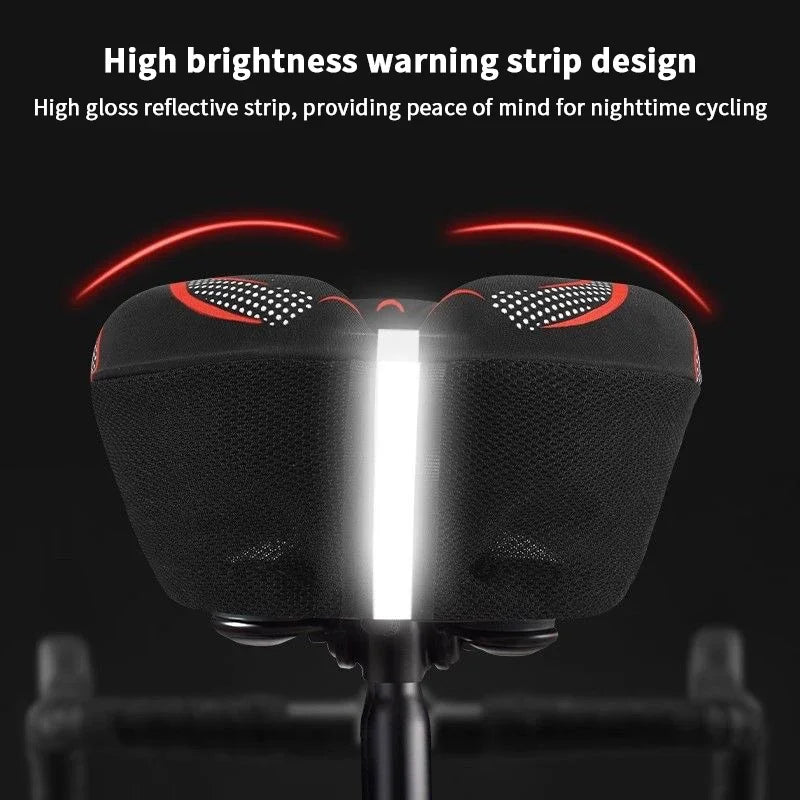 Bicycle seat cushion, saddle cover, men's and women's bicycle seat cushion, adjustable soft cushion bicycle seat cushion