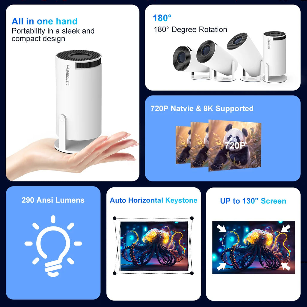 Magcubic HY300 Pro Portable Smart Projector