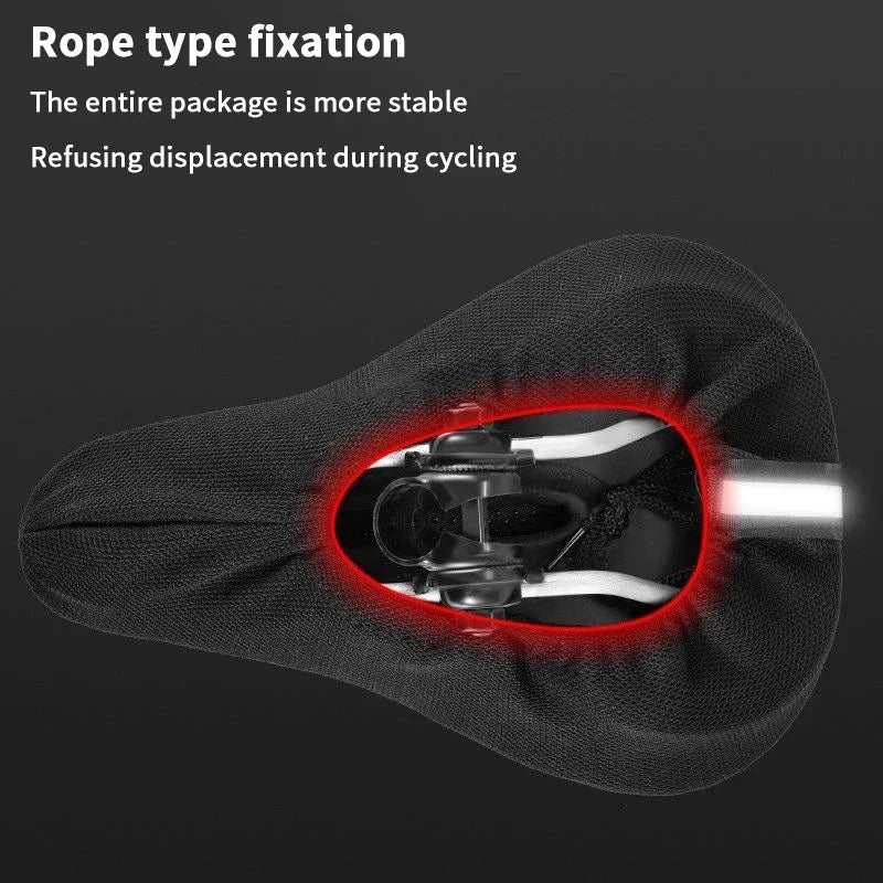 Bicycle seat cushion, saddle cover, men's and women's bicycle seat cushion, adjustable soft cushion bicycle seat cushion