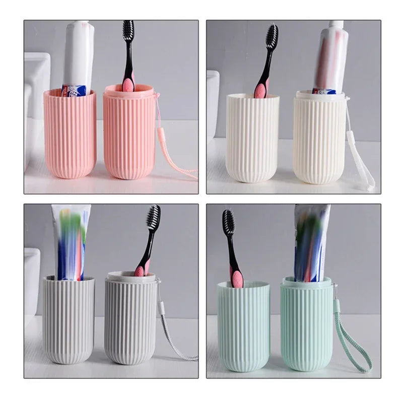 Toothbrush cup, portable travel toothbrush cup, bathroom toothpaste holder storage box,travel storage cup,travel mouthwash cup