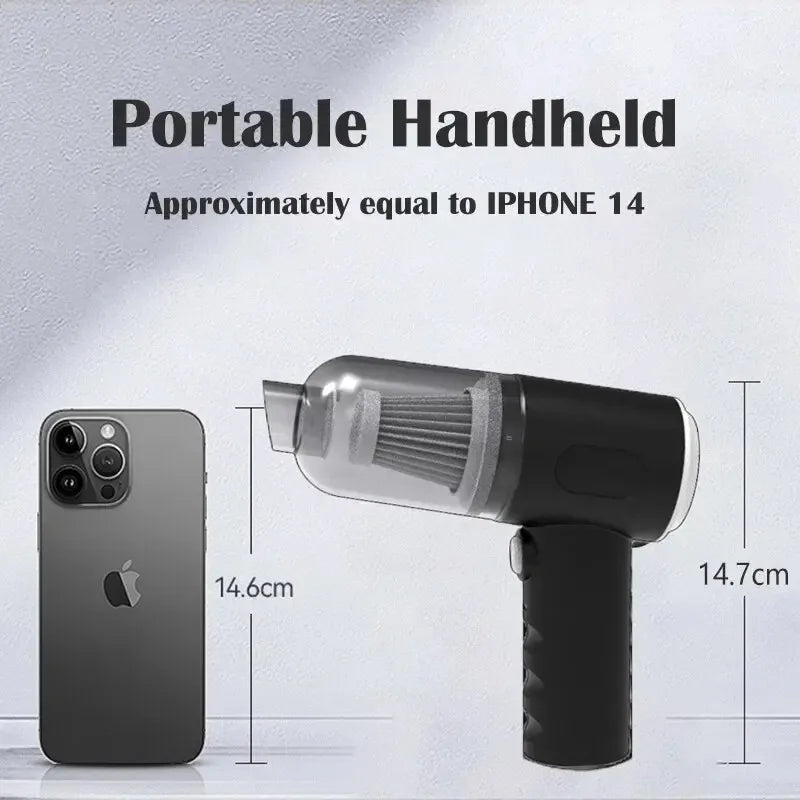 Wireless Car Vacuum Cleaner - 9000Pa Suction
