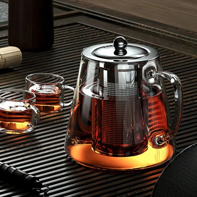 Elegant Glass Teapot Set