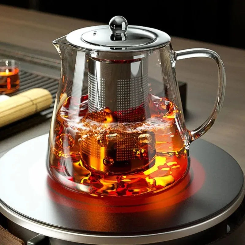 Elegant Glass Teapot with Infuser