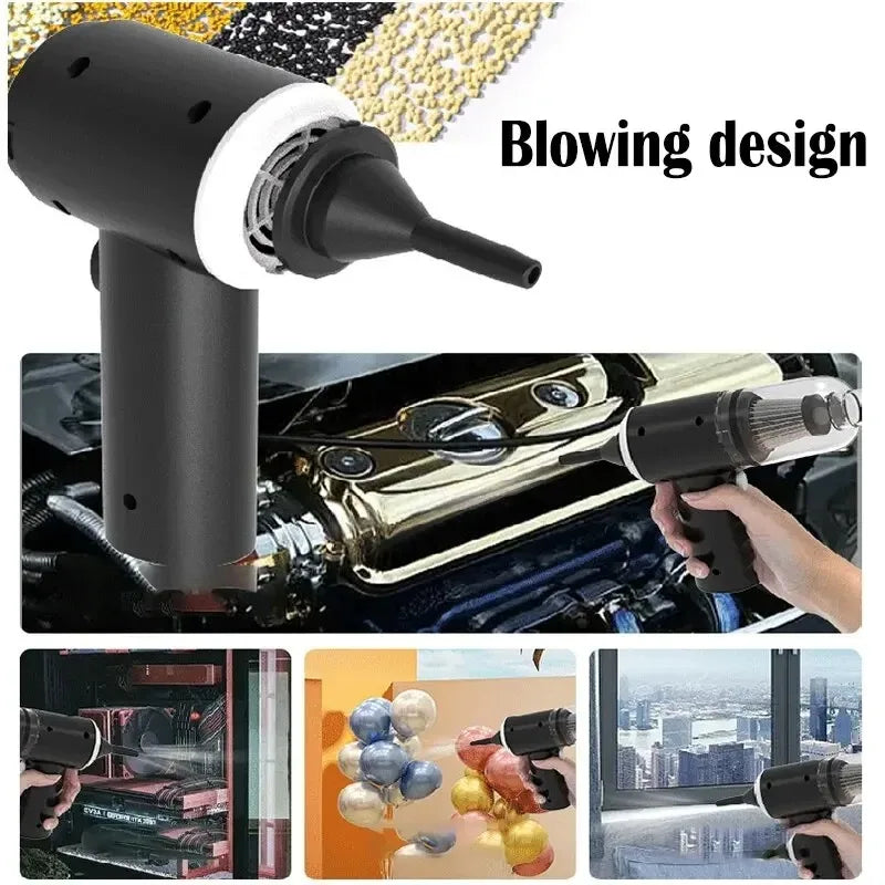 Wireless Car Vacuum Cleaner - 9000Pa Suction