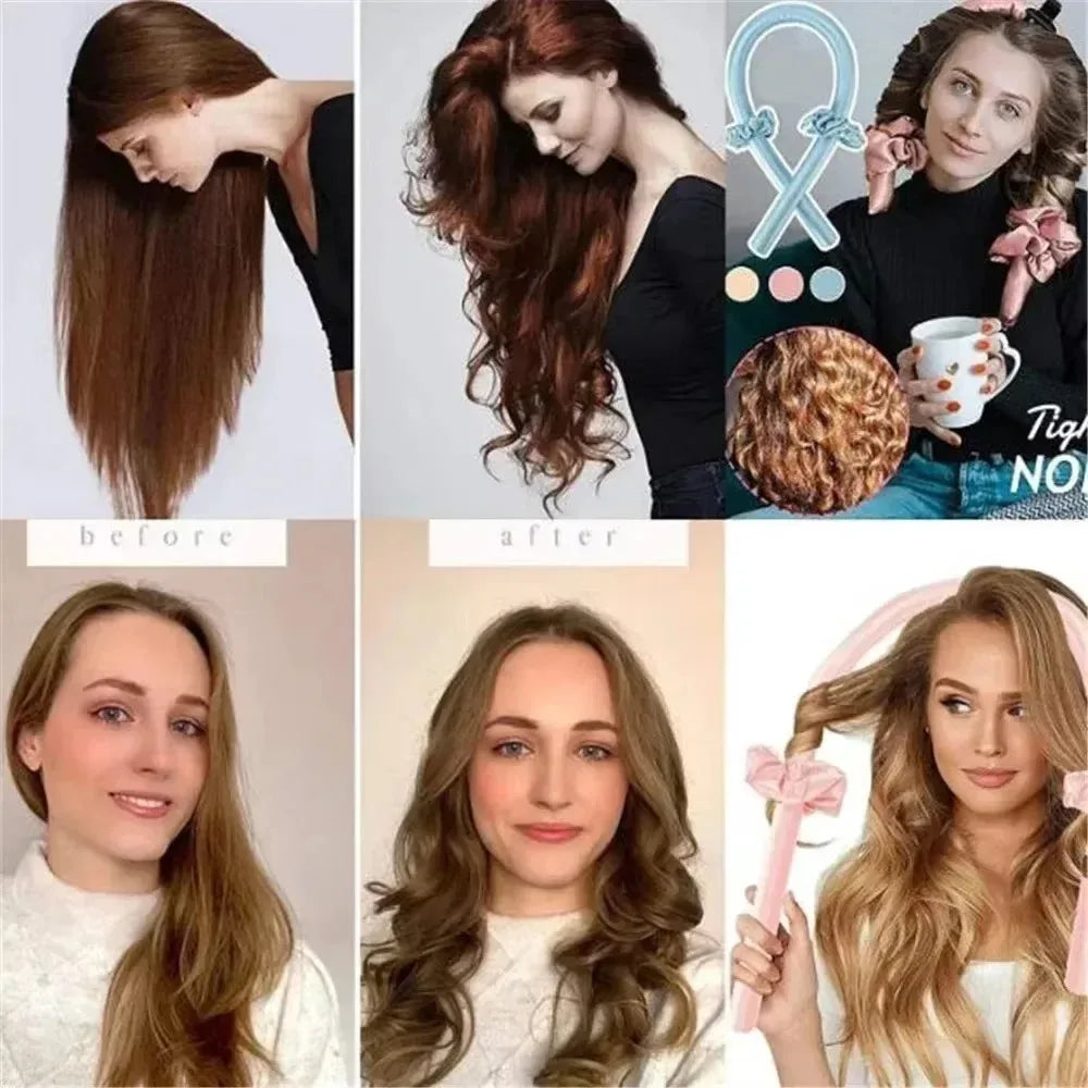 No-Heat Curling Headband
