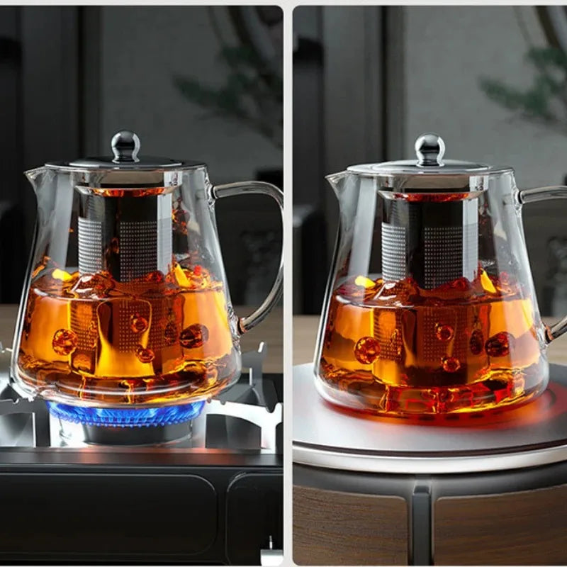 Elegant Glass Teapot with Infuser